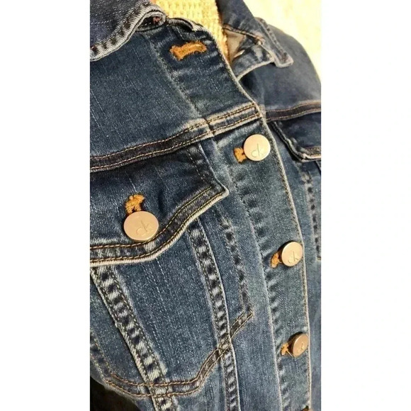 Calvin Klein Jeans Denim Jacket. Blue Size Small - Picture 6 of 6